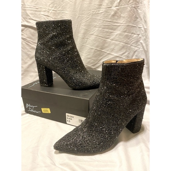 Betsey Johnson Shoes Betsy Johnson Sparkle Boots Poshmark